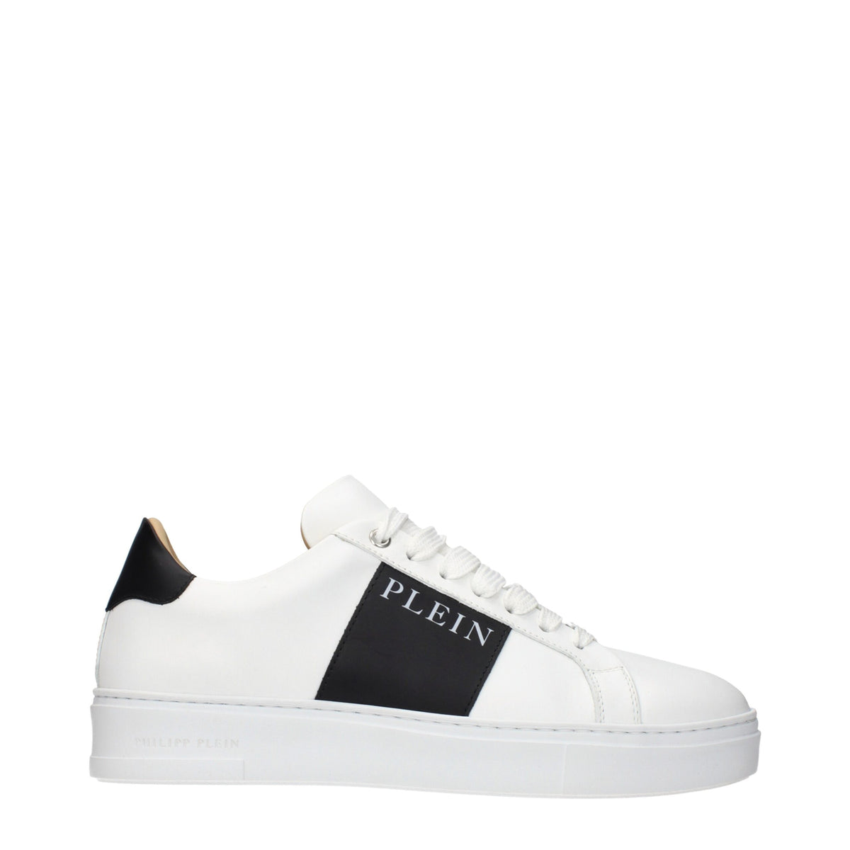 Scarpe da ginnastica in pelle bianca Philipp Plein