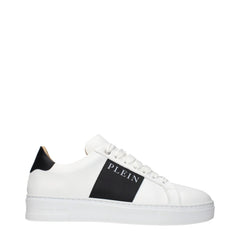 Scarpe da ginnastica in pelle bianca Philipp Plein