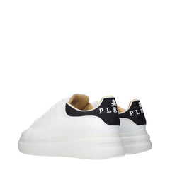 Philipp Plein Sneakers Bassi in Pelle Bianca