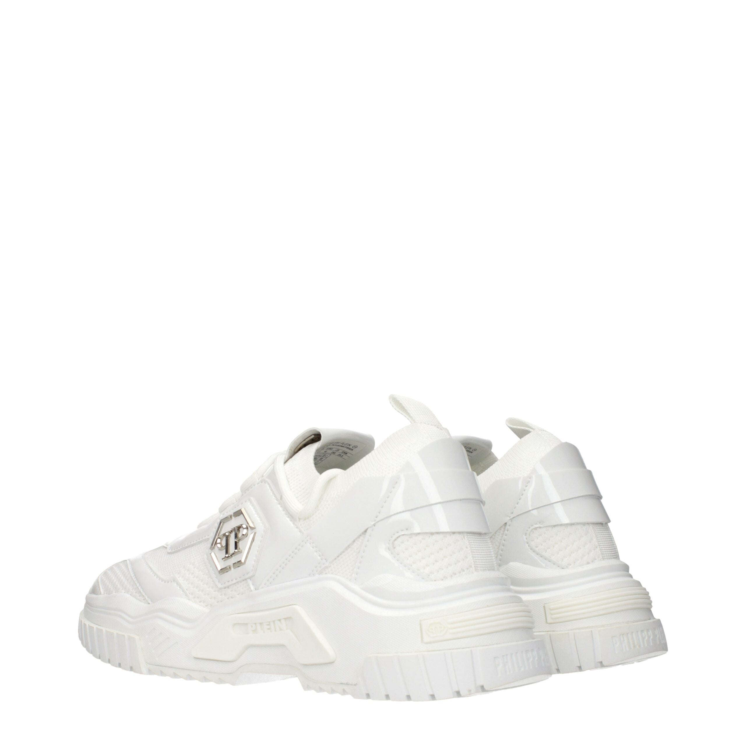 Scarpe da ginnastica chunky in tessuto bianco Philipp Plein