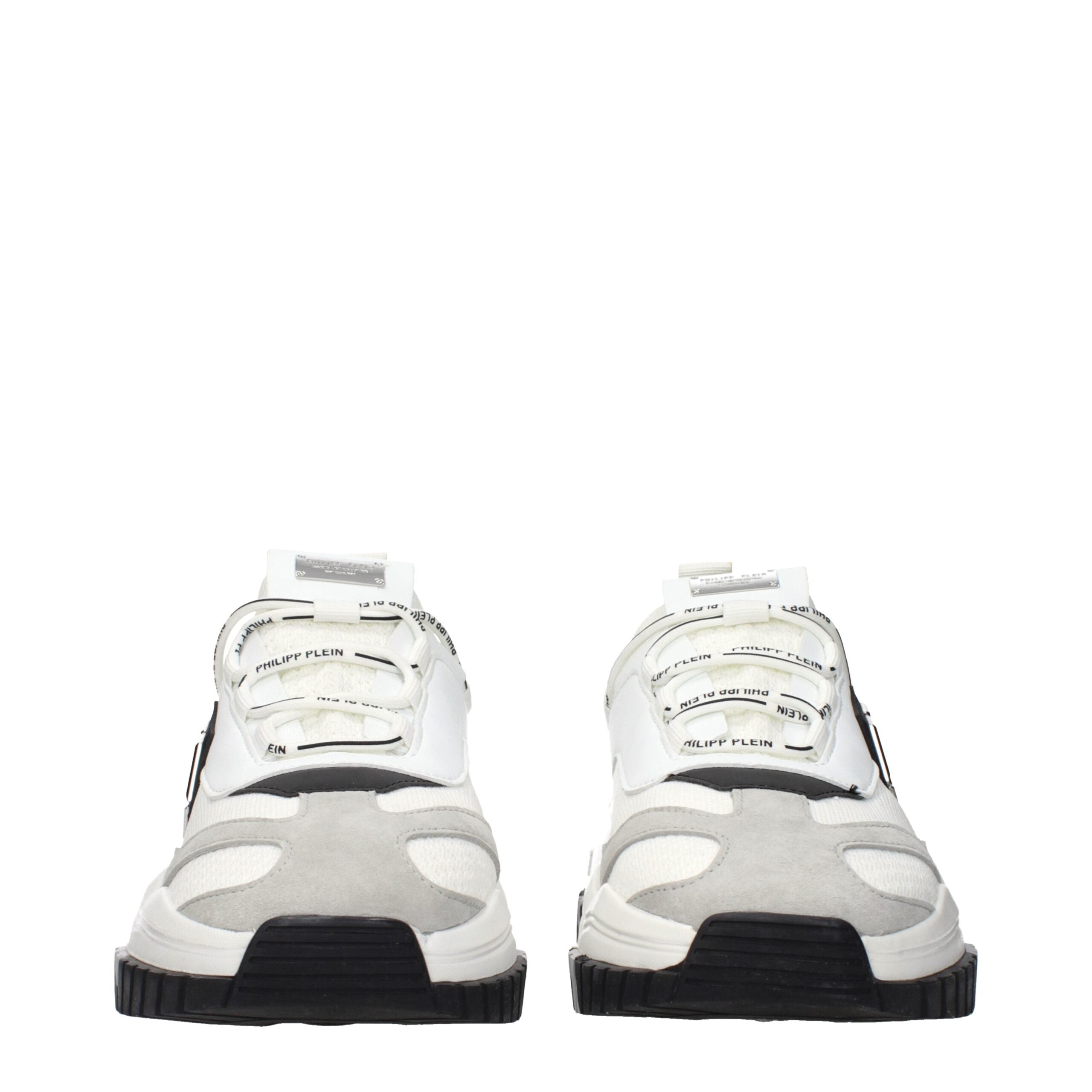 Scarpe da ginnastica chunky in tessuto bianco Philipp Plein
