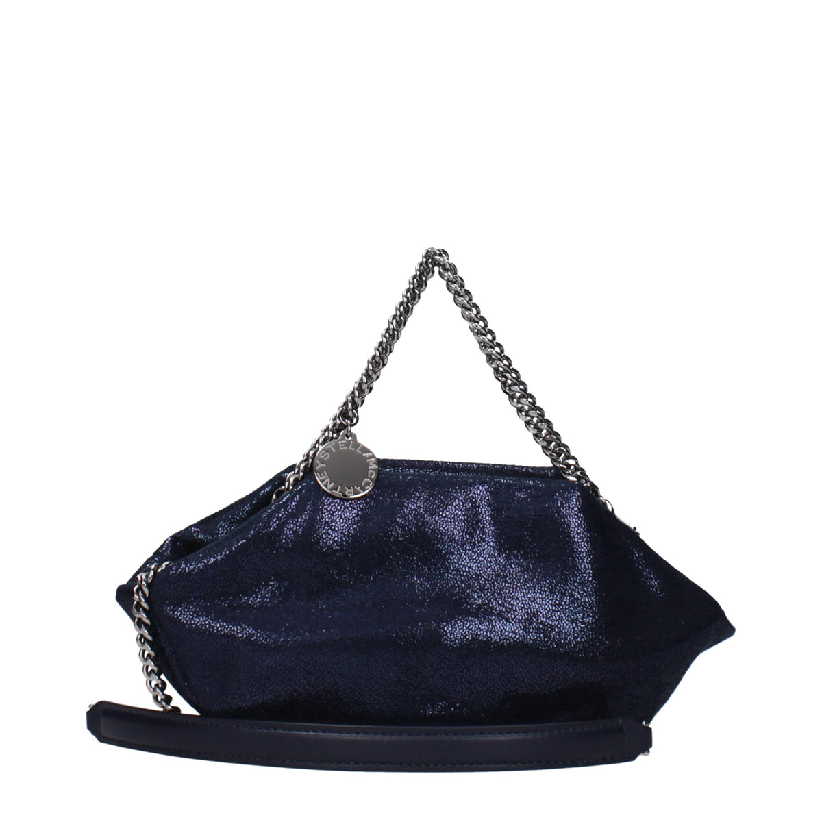 Sac à main en cuir bleu Stella McCartney