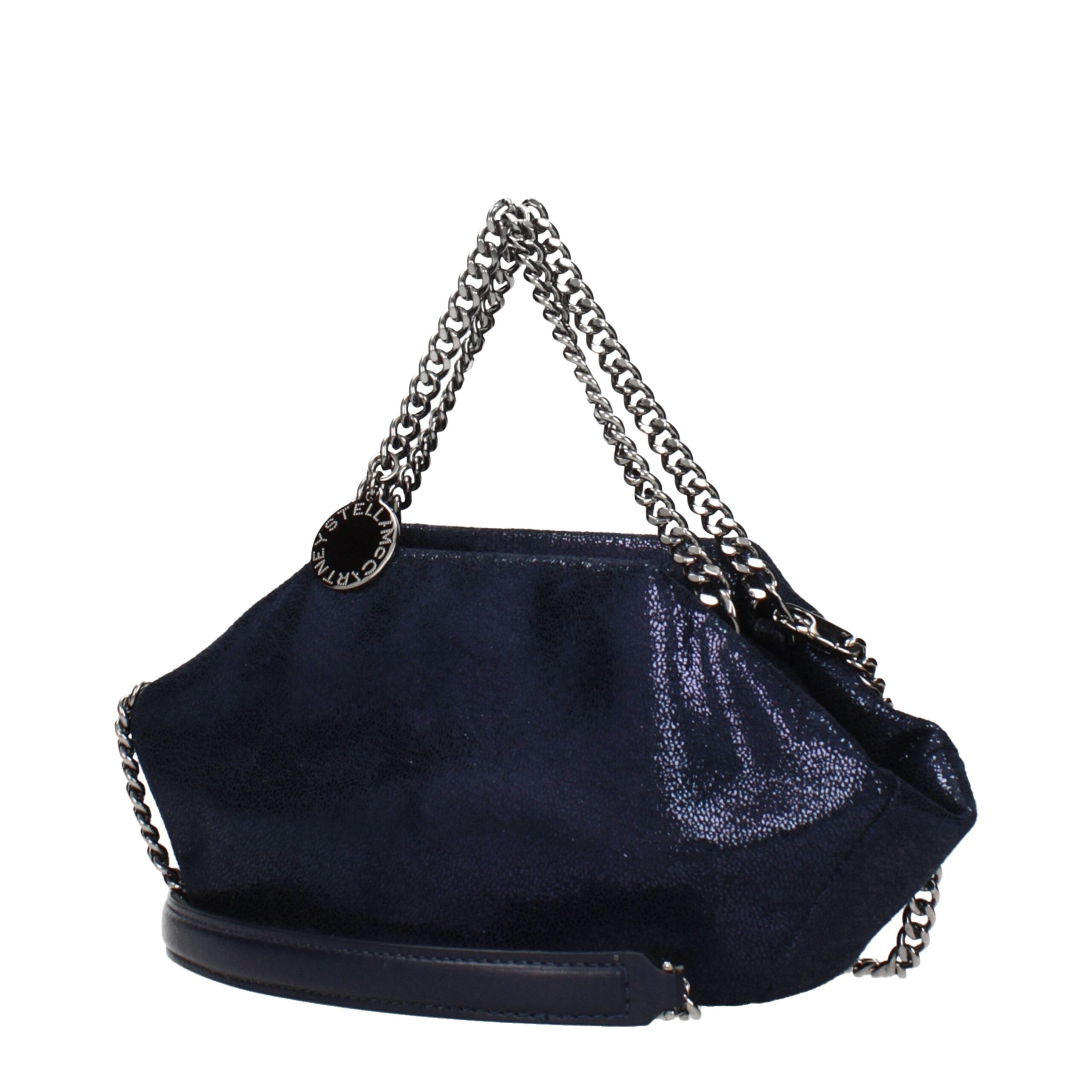 Sac à main en cuir bleu Stella McCartney