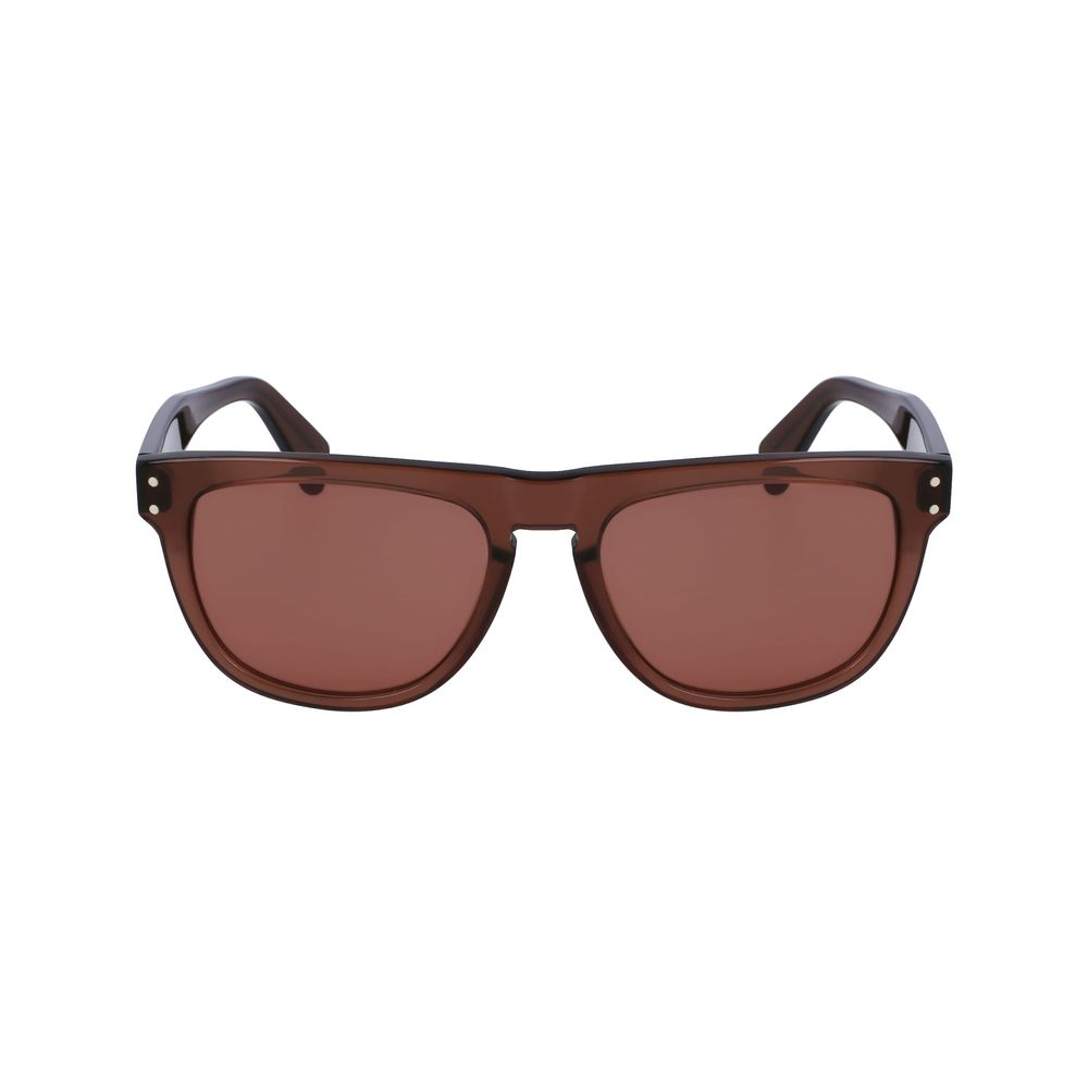 Ferragamo Brown Acetate Sunglasses