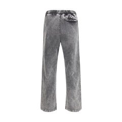 Diesel Gray Cotton Casual Pants