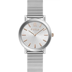 Furla Gray Stainless Steel Dress Watch