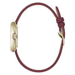 Furla Red Leather Dress Watch