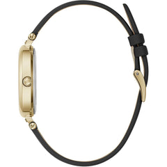 Furla Black Leather Dress Watch