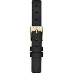 Furla Black Leather Dress Watch
