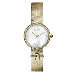 Furla Gold Stainless Steel Dress Watch