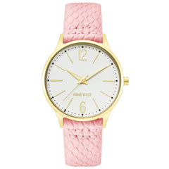 Nine West Multicolor Leather Dress Watch