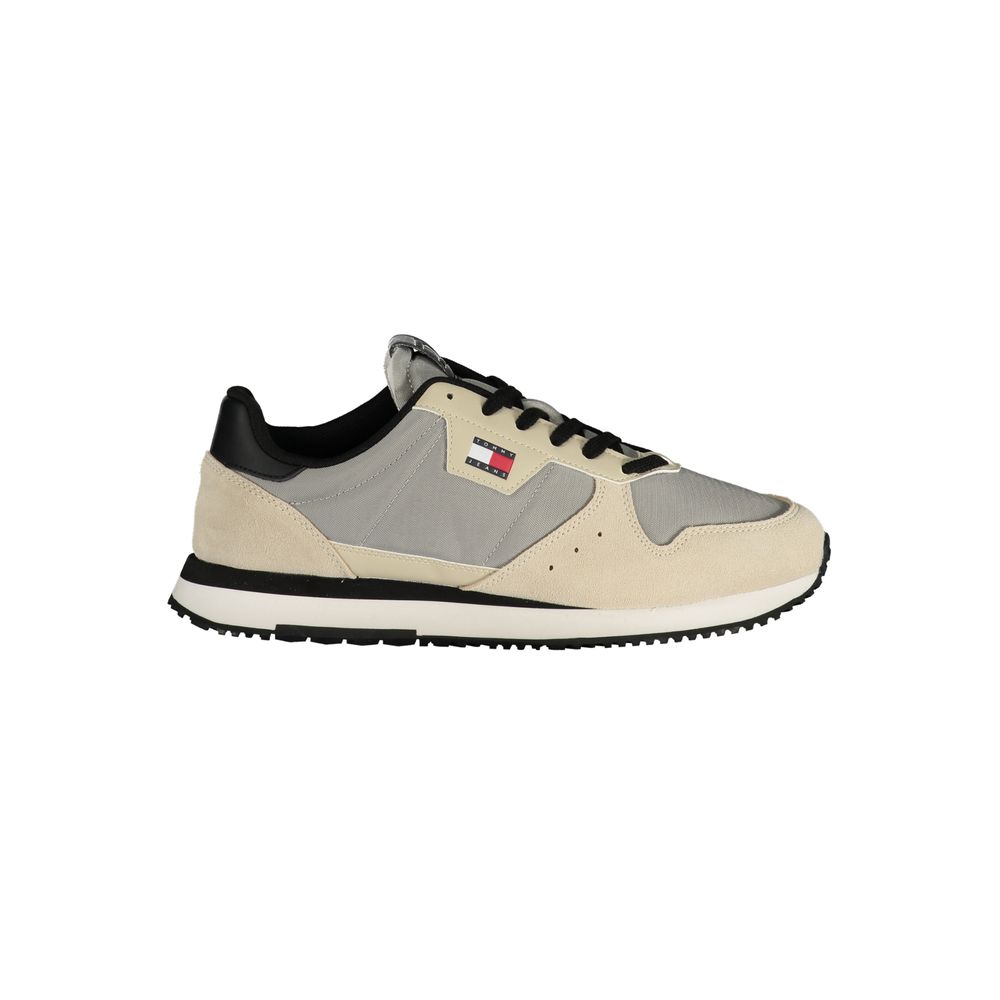 Scarpe da ginnastica in poliestere grigio Tommy Hilfiger