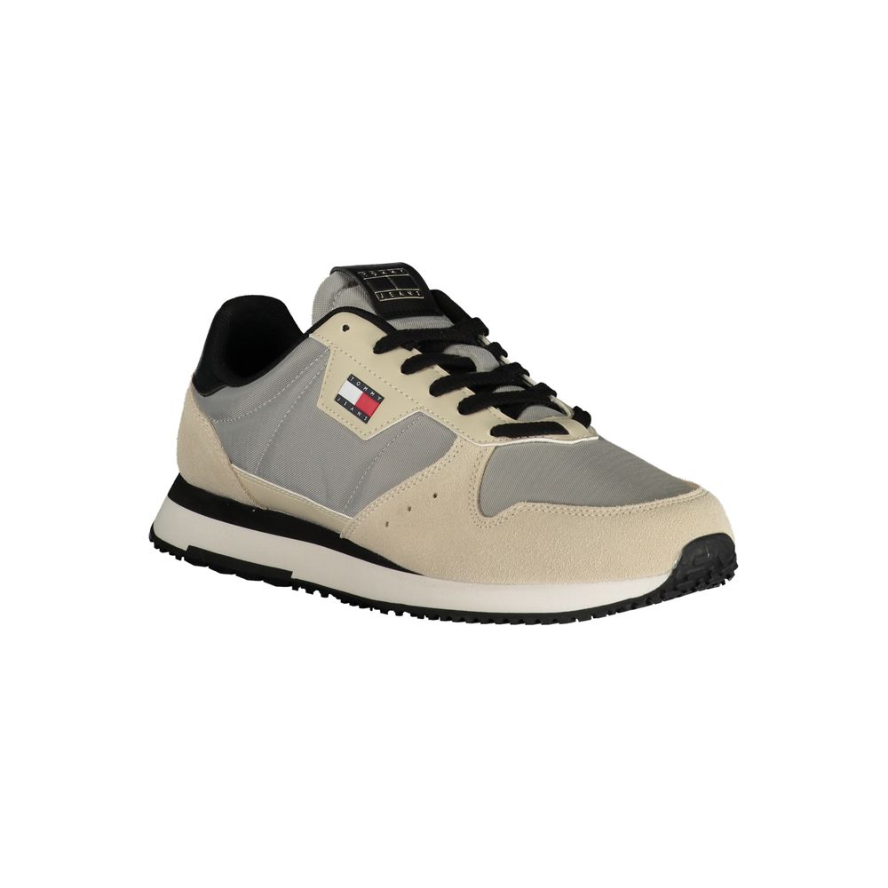 Scarpe da ginnastica in poliestere grigio Tommy Hilfiger