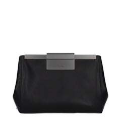 Max Mara Black Leather Crossbody Bag