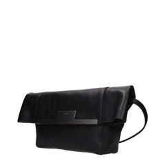 Max Mara Black Leather Shoulder Bag