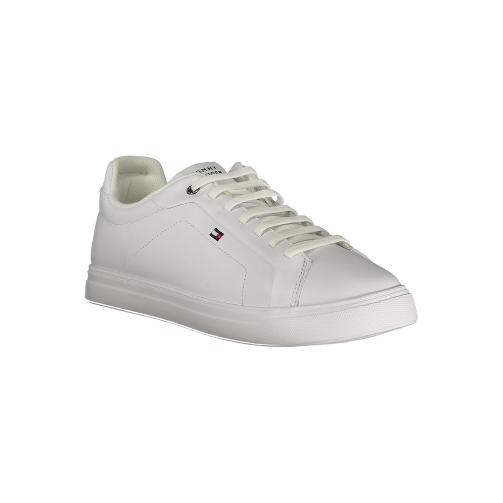 Scarpe da ginnastica in poliestere bianco Tommy Hilfiger