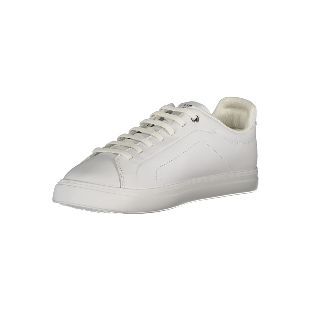Scarpe da ginnastica in poliestere bianco Tommy Hilfiger