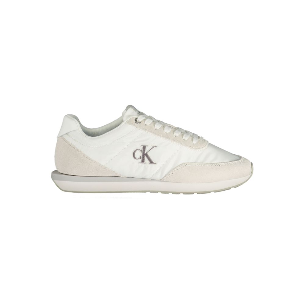 Calvin Klein Scarpe da ginnastica in poliestere bianco