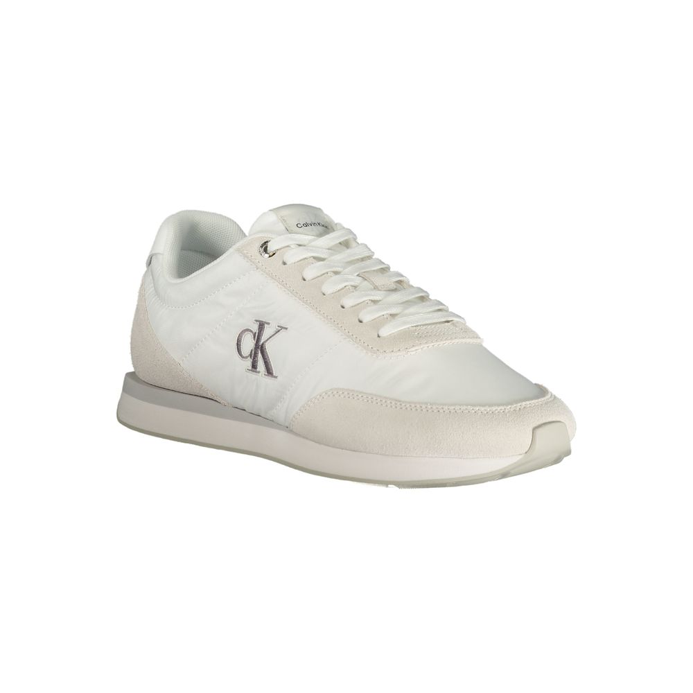 Calvin Klein Scarpe da ginnastica in poliestere bianco