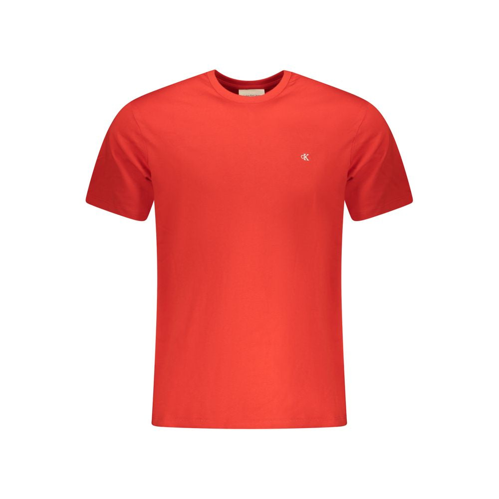 Calvin Klein Red Cotton T-Shirt