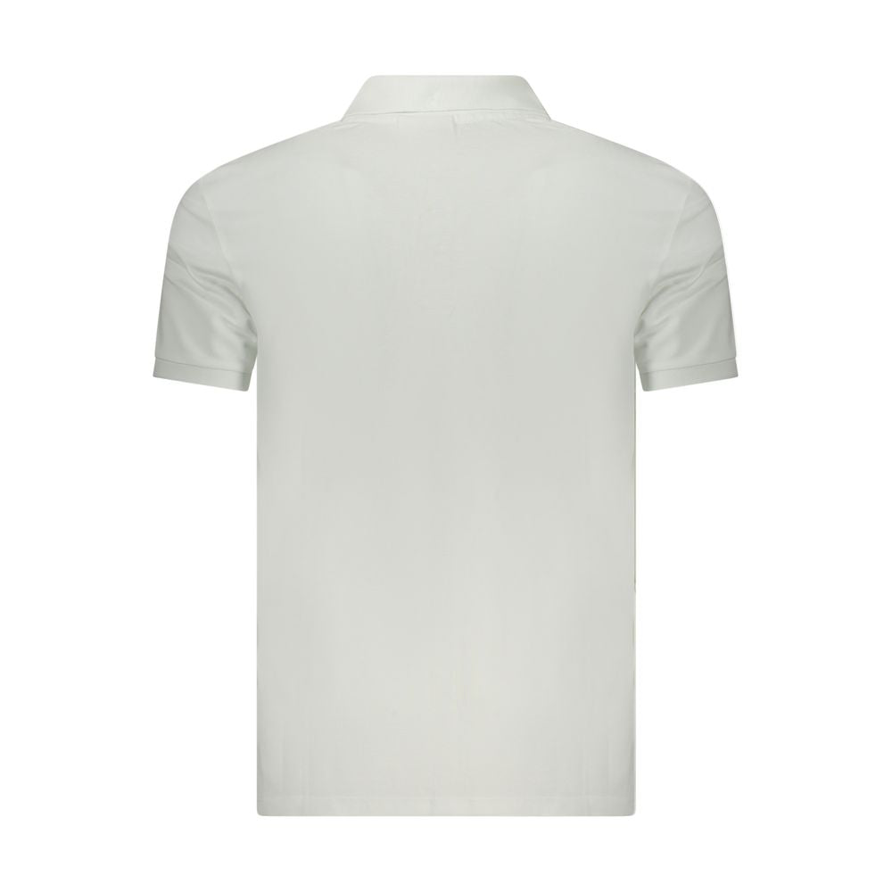 Calvin Klein White Cotton Polo Shirt