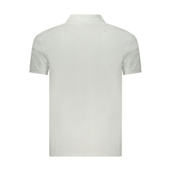 Calvin Klein White Cotton Polo Shirt
