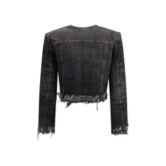 Giacca in Denim Diesel Grigio Cotone