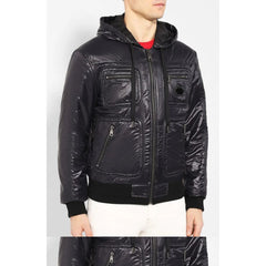 Dolce & Gabbana Blue Nylon Jackets & Coat