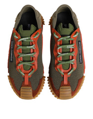 Dolce & Gabbana Multicolor Lace Up Low Top NS1 Sneakers Shoes