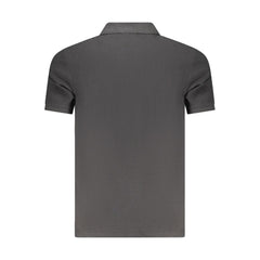 Calvin Klein Black Cotton Polo Shirt