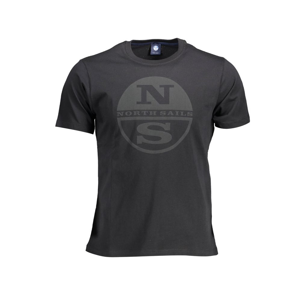 North Sails Black Cotton T-Shirt