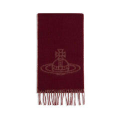 Vivienne Westwood Brown Wool Scarf