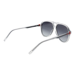 Hugo Boss Gray Stainless Steel Sunglasses