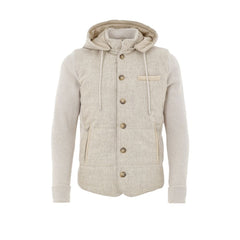 Gran Sasso Beige Wool Shell Jacket