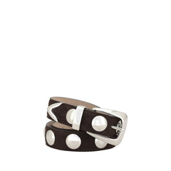 Cinturón Khaite de Cuero de Vaca Bos Tauro Marrón Regular