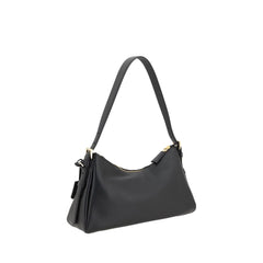 Prada Black Calf Leather Bos Taurus Shoulder Bag