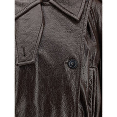 Max Mara Brown Cotton Coat