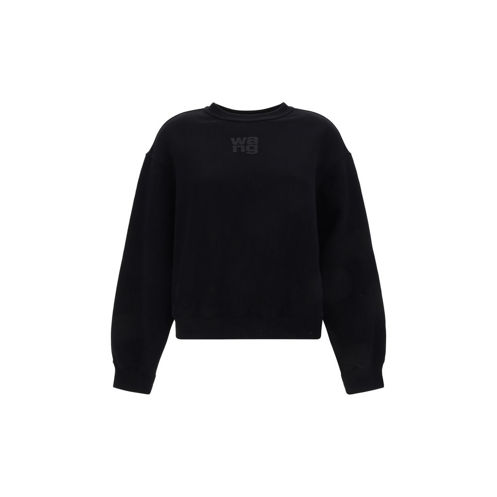 Sudadera de Algodón Negra Alexander Wang