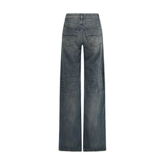 Balenciaga Blue Cotton Jeans Denim