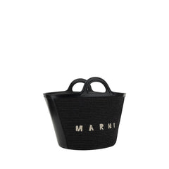Marni Black Cotton Shoulder Bag