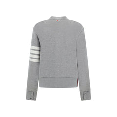 Thom Browne Gray Cotton Cardigan
