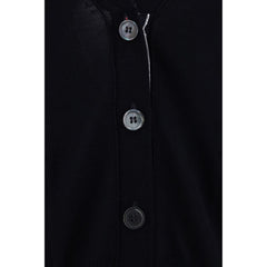 Thom Browne Blue Fleece Wool Polo Shirt