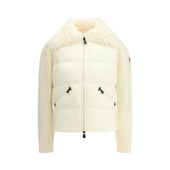 Moncler Grenoble Cream Polyamide Coat