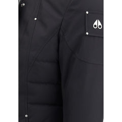 Moose Knuckles Black Recycled Polyester Parka