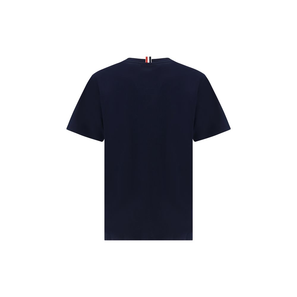 T-shirt en coton bleu Thom Browne