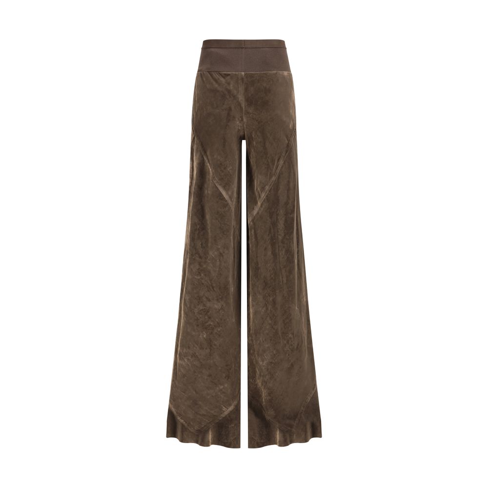 Rick Owens Braune Viskose Casual Hose