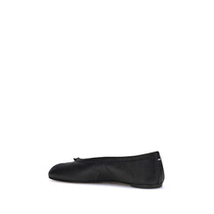 Margiela Black Lamb Ovis Aries Aries Ballet Flats