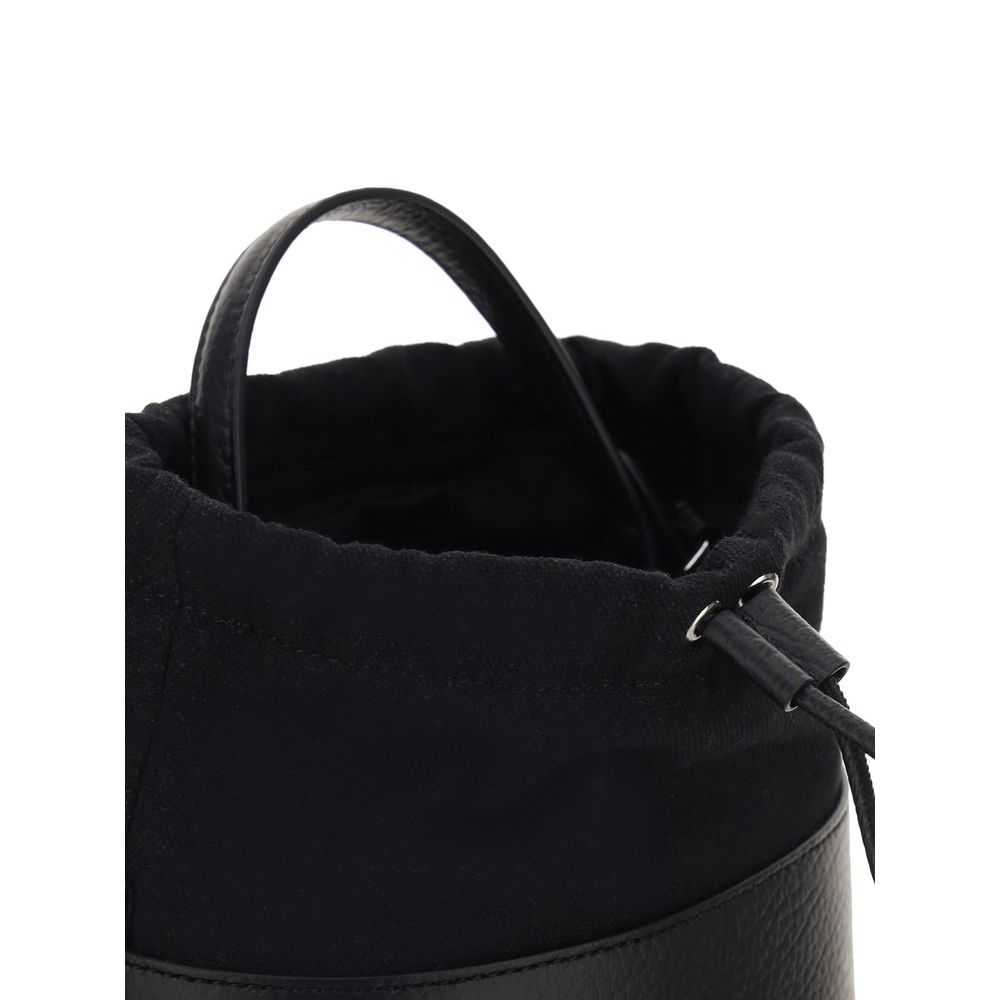 Margiela Bolso Bandolera de Cuero de Vaca Negra Bos Taurus