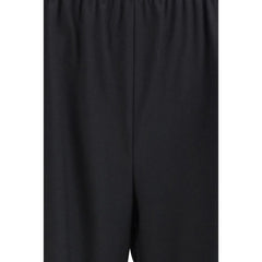 The Row Black Fleece Wool Casual Pants