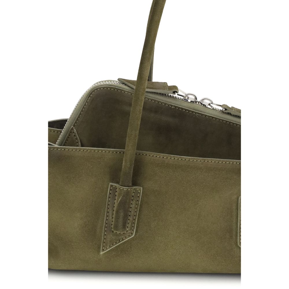 The Attico Green Calf Leather Bos Taurus Shoulder Bag